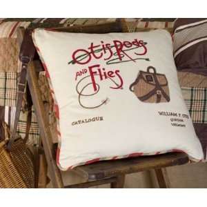 Taylor Linens Otis Rods And Flies Pillow
