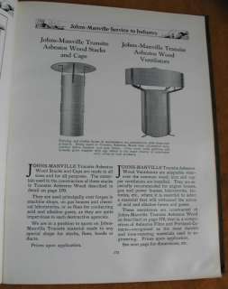 Johns Manville Catalog Packings Crane Co Asbestos 1924 Standard 