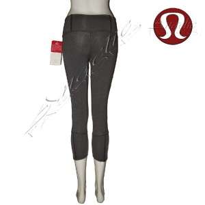 LULULEMON SNAP ME UP SZ 4 OR 6 CROP HCOAL ~ LULU LEMON 