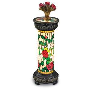  Tiffany style Lit Pedestal