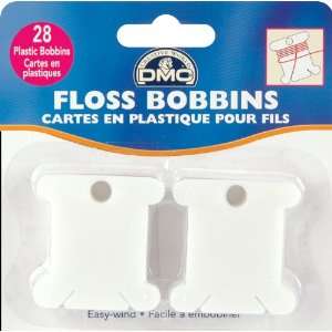  Plastic Floss Bobbins 28/Pkg Arts, Crafts & Sewing