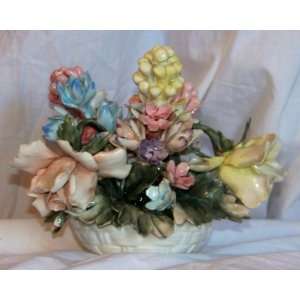  Glass Flower Bouquet in Vase made in Italy Everything 