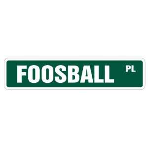  FOOSBALL Street Sign game room foos ball parts balls 
