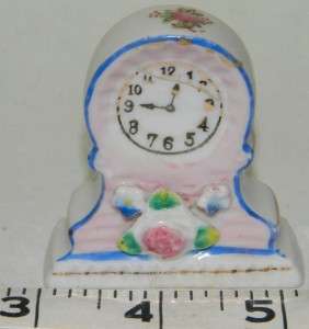 Vintage Occupied Japan Ceramic Mini Mantle Clock  