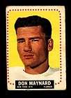   Football Don Maynard 121 PSA 8 MC A New York Jets star player  