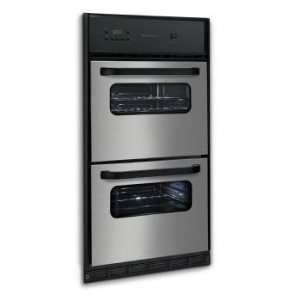   Frigidaire 24 Single Gas Oven with Lower Broiler   Stainless Steel