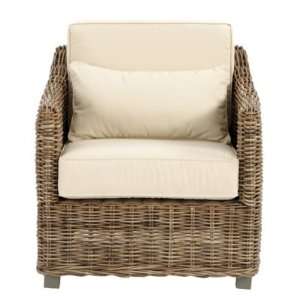  Capri Lounge Chair/Loveseat Cushion Canopy Stripe Black 