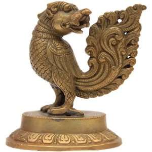   of Lion and Bird   Bronze Sculpture from Karnataka