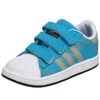 adidas Originals Infant/Toddler Superstar 2 Sneaker,Turquoise/Sesame 