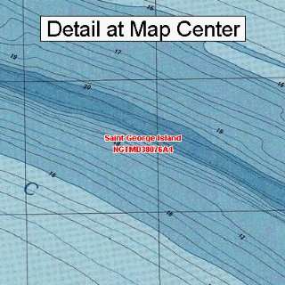  USGS Topographic Quadrangle Map   Saint George Island 