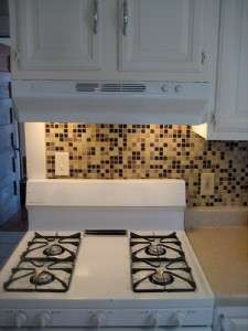   Iridescent Glass Mosaic Kitchen Backsplash Bath Wall Sink Spa  