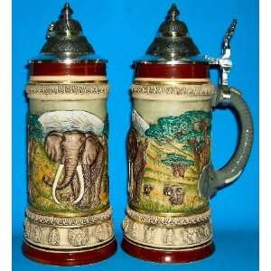  Elephant German Beer Stein