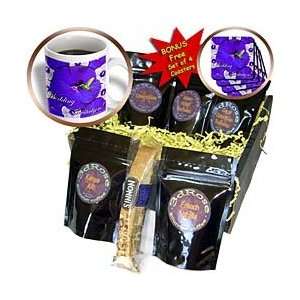 Hummingbird Lavender and White Hibiscus Wedding   Coffee Gift Baskets 
