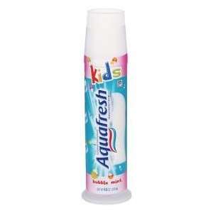  Aquafresh Kids Bubblemint Toothpaste Stand Up Pump 4.6oz 