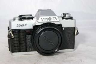 Konica Minolta XG 1 Film Camera body only manual focus 681066628300 
