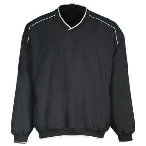  Badger Piped Pullover Windshirts BLACK/WHITE AL Sports 