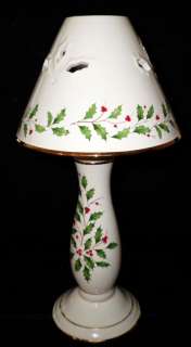 Boxed ~ NEW ~ 14 Lenox Candlestick Lamp ~ Holiday Ed.  