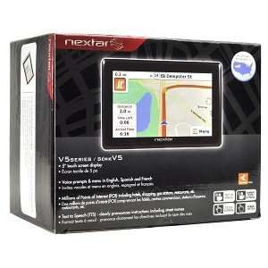  Nextar V5 Series 5 Touchscreen Portable GPS Navigation System 