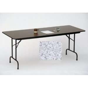   Top Folding Tables   Fixed Height   Gray Granite