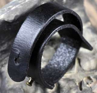 Thick & Wide Wrap around Genuine Leather Bracelet Wristband Cuff Cool 
