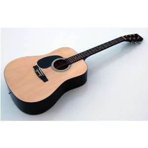   NATURAL BEAUTY LEFTY LEFT HANDED ACOUSTIC GUITAR Musical Instruments