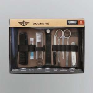  Dockers 8 Piece Stainless Steel Manicure Set Health 