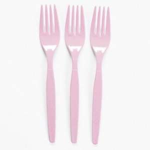  Candy Pink Forks   Tableware & Cutlery & Utensils Health 