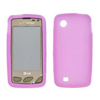 for LG Chocolate Touch Case Cover Silicone Light Purple 753182537528 