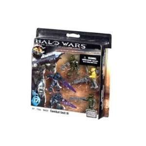  Mega Bloks Halo Wars Play Figures   Combat Unit III Toys 