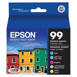 Epson 99 Standard Capacity Color Ink Cartridges 5 pk. product details 