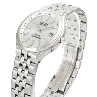 the eco drive watch runs solely on the power produced by light from 