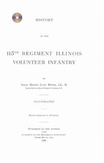 Civil War 115 Illinois IL Infantry genealogy Royse  