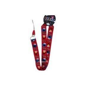  Red Sesame Street Lanyard with Elmo and Cookie Monster 