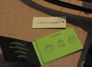 Longchamp Le Pliage Nylon Tote Bag BLACK New Small Basic retail 125 
