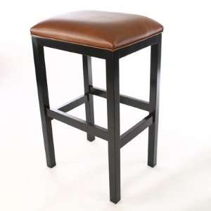   Barstools 3019SQBVC M 30 Maple Square Stool with Cushion Baby