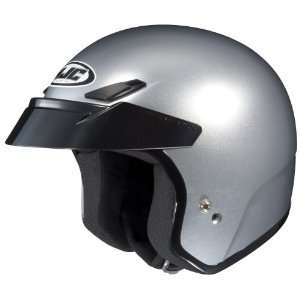  HJC CS 5N Open Face Motorcycle Helmet Silver Medium M 430 
