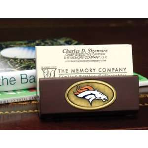  NFL Denver Broncos Football Business Card Holder