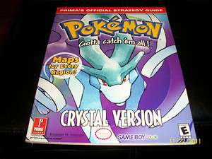 Pokemon Crystal Version Primas Official Strategy Guide by Elizabeth 