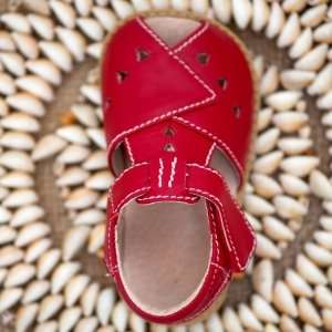  Livie and Luca Trini Girls Red Leather Sandals   FREE 