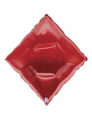Red Gamble Casino Diamond 35 Mylar Balloon Large