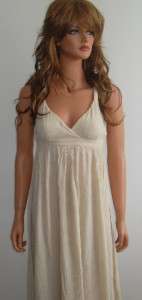 SALE New Ladies Cheesecloth Linen  Maxi Dress  