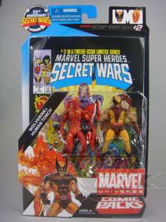 Marvel Comic Packs Secret Wars Wolverine & Human Torch  