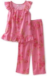  Carole Hochman Girls 2 6X Rosewalk Garden Pajama Clothing