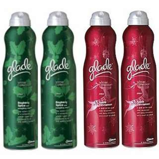 PACK GLADE WINTER HOLIDAY COLLECTION AIR FRESHENER 9.7 OZ CHOOSE 