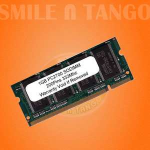 1GB DDR SODIMM PC2700 HP PAVILION Zd7000 ZT3000 ZX5000  