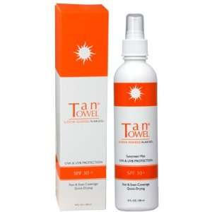  TanTowel Sunscreen Mist with UVA & UVB Protection SPF 30 