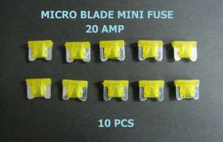 New Micro Blade ATC Fuse 20A TOYOTA CAR 10 pcs/ Lot  