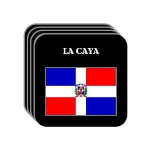 Dominican Republic   LA CAYA Set of 4 Mini Mousepad Coasters