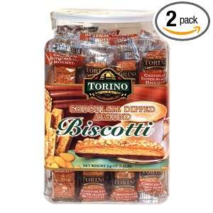 Torino Gourmet Biscotti, 20 Individually Wrapped Units, Chocolate 