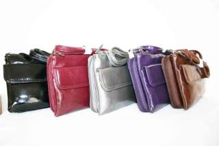 New MUNDI Multitasker Leather Crossbody Small Bag Purse  